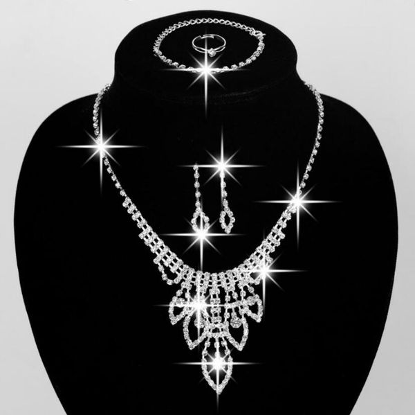 jewelry wedding jewelry sets crystal jewelry sets rings necklaces bracelets earrings for bridal classic fashion, Slivery;golden
jewelry wedding jewelry sets crystal jewelry sets rings necklaces bracelets earrings for bridal classic fashion, Slivery;golden