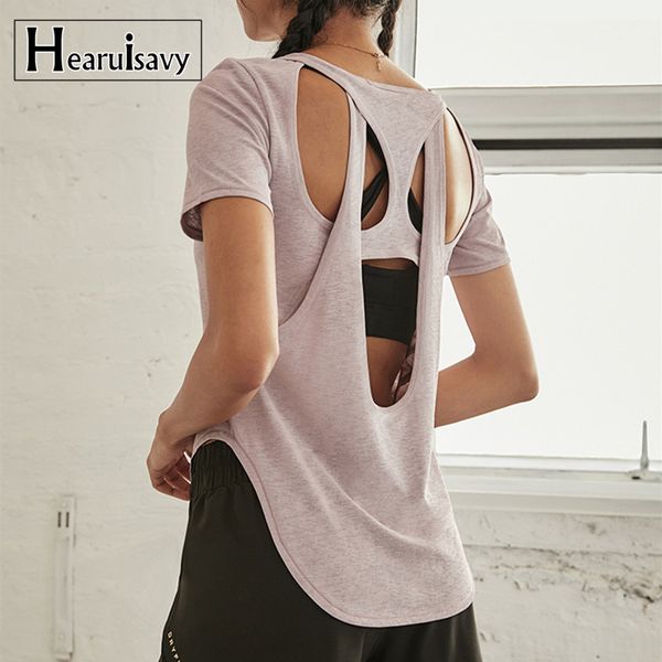 women loose sports training short sleeve t-shirt femme back overlap hollow yoga clothing quick-drying fitness sport shirts, White;red
women loose sports training short sleeve t-shirt femme back overlap hollow yoga clothing quick-drying fitness sport shirts, White;red