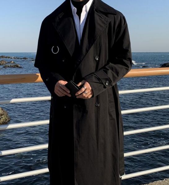 s-6xl 2019 spring men's new fashion large size personalized custom-made long section with double-breasted casual loose coat, Tan;black
s-6xl 2019 spring men's new fashion large size personalized custom-made long section with double-breasted casual loose coat, Tan;black