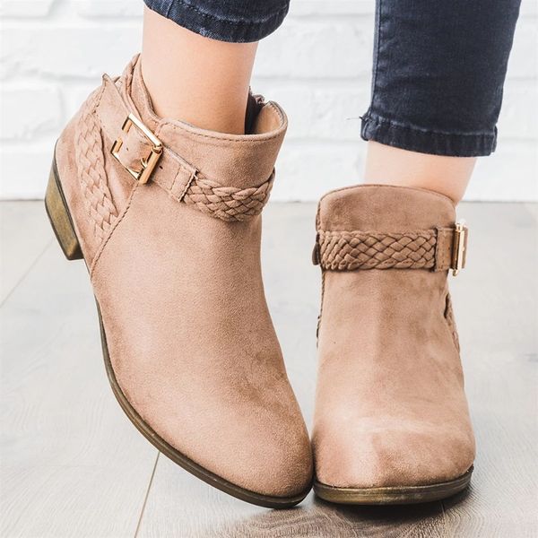 women boots autumn shoes female shoes short boots pu leather ankle dropshipping, Black
women boots autumn shoes female shoes short boots pu leather ankle dropshipping, Black