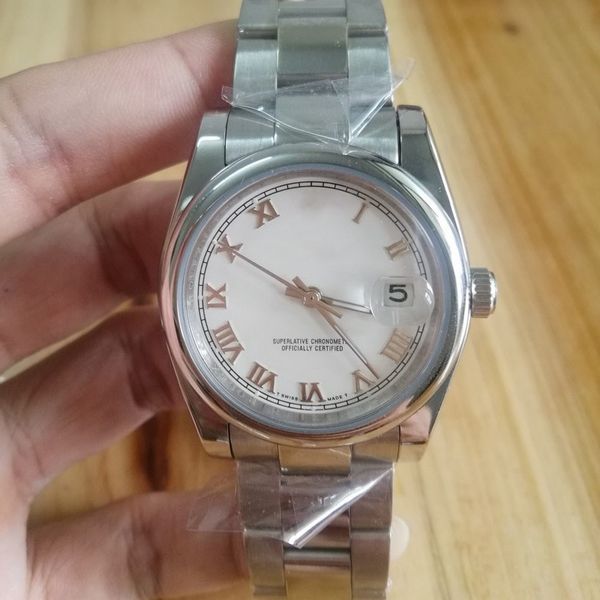 watch men wristwatch 2813 36mm 3a automatic mechanical sweeping datejuste stainless steel watches o345, Slivery;brown
watch men wristwatch 2813 36mm 3a automatic mechanical sweeping datejuste stainless steel watches o345, Slivery;brown