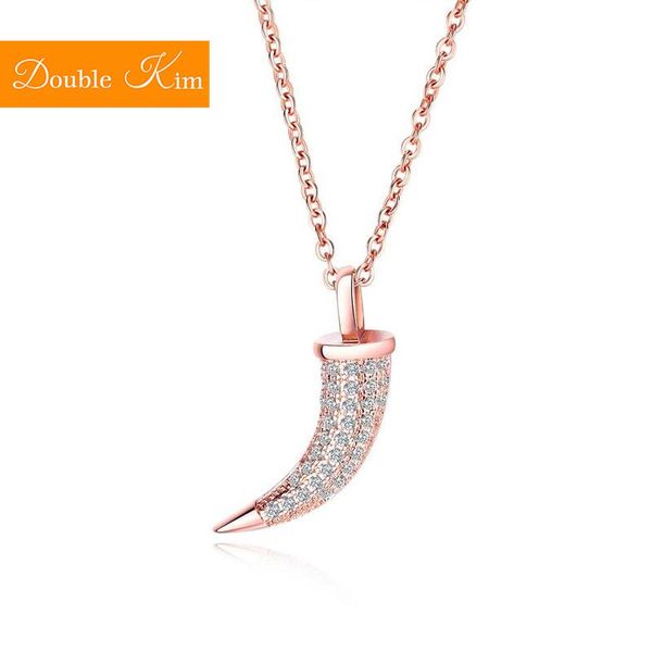 horn full zircon pendant necklace copper alloy material plated chain necklace inlaid zircon trendy women jewelry gift tpogc, Silver
horn full zircon pendant necklace copper alloy material plated chain necklace inlaid zircon trendy women jewelry gift tpogc, Silver