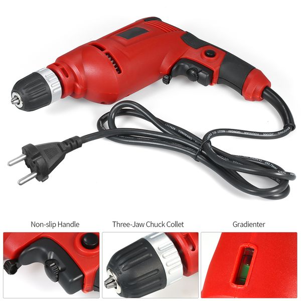 kkmoon professional 600w/700w electric corded drill variable speed trigger handle rotary hammer impact drill for wood steel
kkmoon professional 600w/700w electric corded drill variable speed trigger handle rotary hammer impact drill for wood steel
