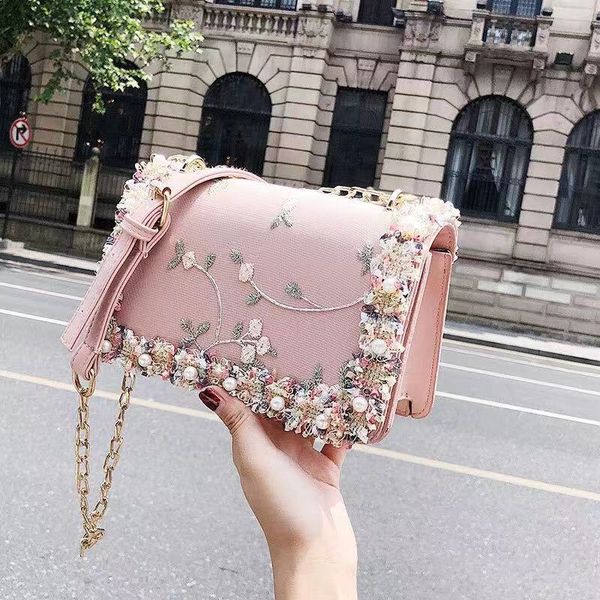 lace flowers women bag 2018 new handbag pu leather sweet girl square bag flower pearl chain shoulder messenger
lace flowers women bag 2018 new handbag pu leather sweet girl square bag flower pearl chain shoulder messenger