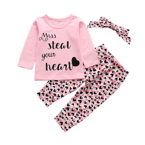 autumn newborn baby girl clothes set cotton pink letter casual pants headband suit 3pcs cute infant toddler clothing outfit, White
autumn newborn baby girl clothes set cotton pink letter casual pants headband suit 3pcs cute infant toddler clothing outfit, White