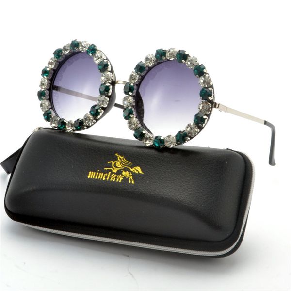 round fashion sunglasses women diamond brand designer metal frame sun glasses ladies oversized party glasses fml, White;black
round fashion sunglasses women diamond brand designer metal frame sun glasses ladies oversized party glasses fml, White;black
