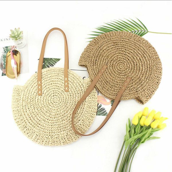 2019 new basket bag women hand woven round straw bags natural oval beach bag big tote circle handbag dropshipping
2019 new basket bag women hand woven round straw bags natural oval beach bag big tote circle handbag dropshipping