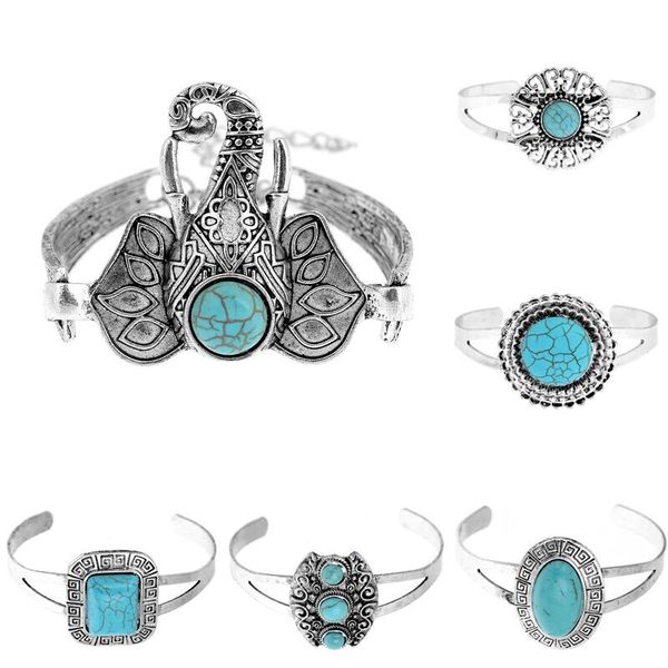 vintage elephant metal tibetan antique silver color bangle retro tribal fashion elegant bracelet bangle cuff for women, Black
vintage elephant metal tibetan antique silver color bangle retro tribal fashion elegant bracelet bangle cuff for women, Black