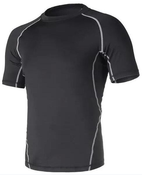 2019 men's tight clothes running short-sleeved quick-drying t-shirt 351, Black;blue
2019 men's tight clothes running short-sleeved quick-drying t-shirt 351, Black;blue