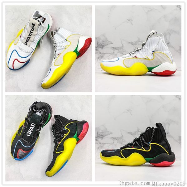 pharrell x originals crazy byw hu basketball shoes black white 2019 designer socks casual sport sneakers with shoebox
pharrell x originals crazy byw hu basketball shoes black white 2019 designer socks casual sport sneakers with shoebox