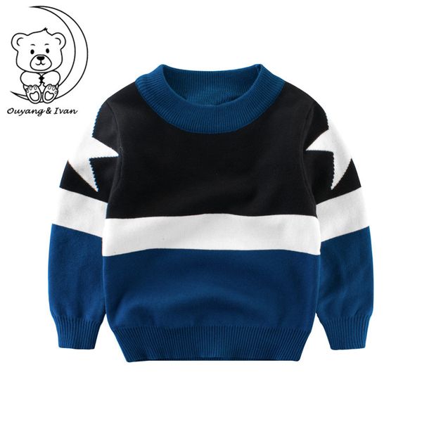 children blue sweater boy long-sleeved sweater 2017 new autumn children's clothing fight color wool round neck
children blue sweater boy long-sleeved sweater 2017 new autumn children's clothing fight color wool round neck