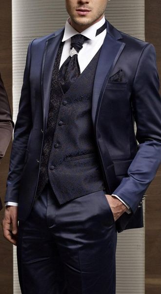 fashion navy blue groom tuxedos notch lapel groomsmen mens wedding dress man jacket blazer prom dinner 3 piece suit(jacket+pants+vest+tie)81, Black;gray
fashion navy blue groom tuxedos notch lapel groomsmen mens wedding dress man jacket blazer prom dinner 3 piece suit(jacket+pants+vest+tie)81, Black;gray