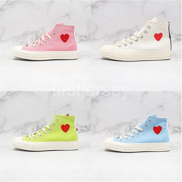 новые большие глаза играют чак 70 привет холст обувь сердце тейлор все звезды 70-х розовый зеленый синий 1970-х кроссовки совместно имя скей, Black 
новые большие глаза играют чак 70 привет холст обувь сердце тейлор все звезды 70-х розовый зеленый синий 1970-х кроссовки совместно имя скей, Black