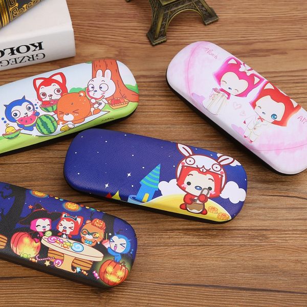 lady's cute cartoon little myopia glasses box simple creative personalized and portable girl student glasses case, Silver
lady's cute cartoon little myopia glasses box simple creative personalized and portable girl student glasses case, Silver