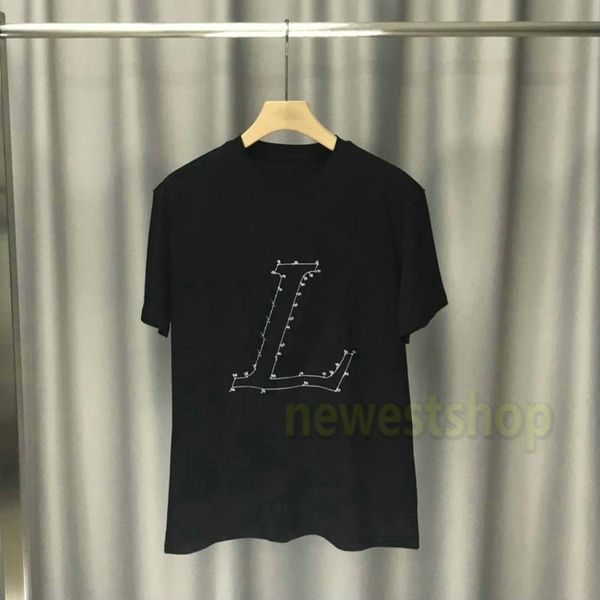 2020 new luxury europe mens letter print t shirts fashion clothing tshirt geometric printing t shirts designer tshirt casual tee, White;black 
2020 new luxury europe mens letter print t shirts fashion clothing tshirt geometric printing t shirts designer tshirt casual tee, White;black