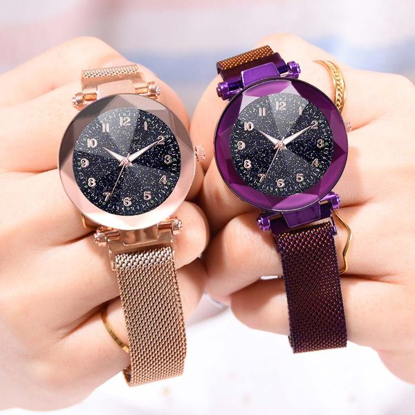 women watches rose gold fashion starry sky convex glass quartz mesh with magnetic buckle ladies watch zegarek damski, Slivery;brown
women watches rose gold fashion starry sky convex glass quartz mesh with magnetic buckle ladies watch zegarek damski, Slivery;brown