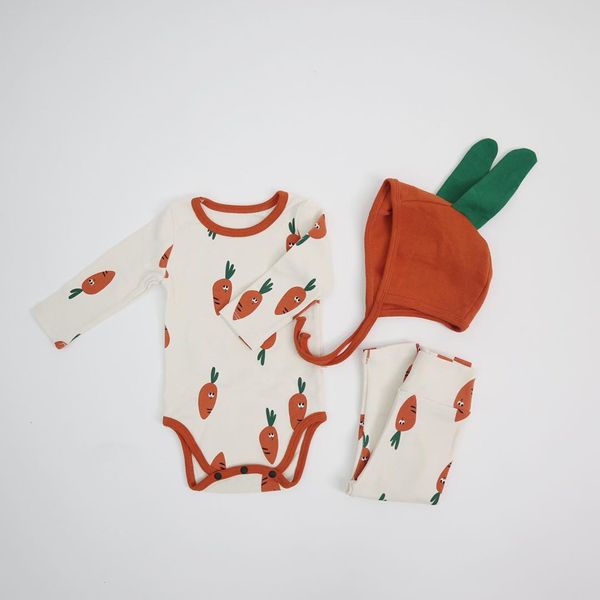 1962 2019 autumn new baby bodysuits printed carrot overall and hat toddler pajamas suit kids household clothing 6m 9m 12m 24m t200526, White
1962 2019 autumn new baby bodysuits printed carrot overall and hat toddler pajamas suit kids household clothing 6m 9m 12m 24m t200526, White