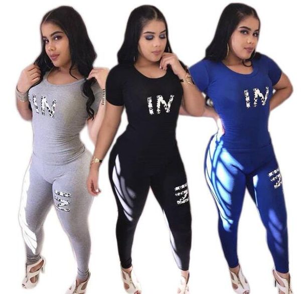2018 summer women tracksuit letters print and long pants 2 piece set summer clothes for women, Gray
2018 summer women tracksuit letters print and long pants 2 piece set summer clothes for women, Gray