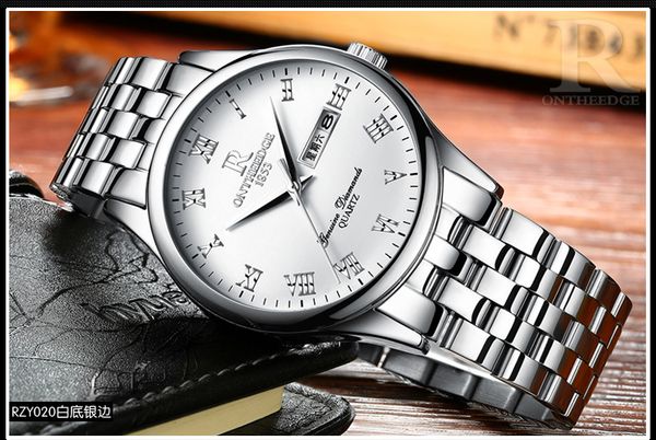 2020 new men's watch business steel belt calendar quartz watch reloj hombre men wristwatches watches, Slivery;brown
2020 new men's watch business steel belt calendar quartz watch reloj hombre men wristwatches watches, Slivery;brown