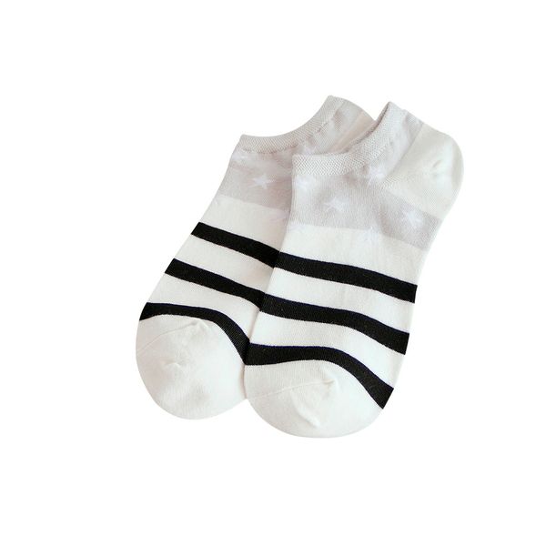 5 pairs softable socks strip print invisible non-slip low cut socks fashion women casual cotton breathable ankle boat socks#b, Black;white
5 pairs softable socks strip print invisible non-slip low cut socks fashion women casual cotton breathable ankle boat socks#b, Black;white