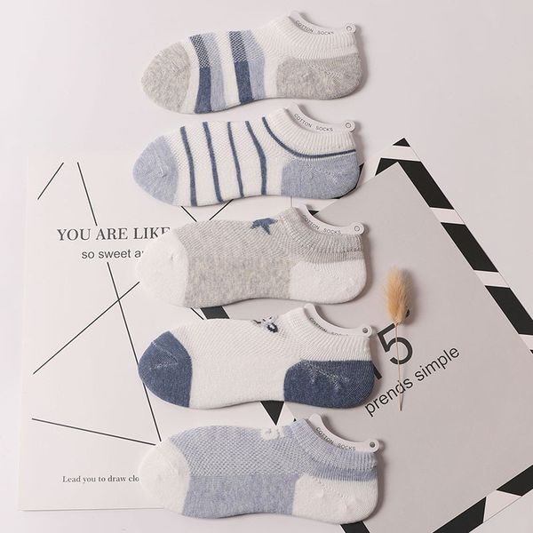 korean-style spring and summer thin children's socks boy's blue stripes baby breathable no-show socks thin girls cotton boat soc, Black
korean-style spring and summer thin children's socks boy's blue stripes baby breathable no-show socks thin girls cotton boat soc, Black