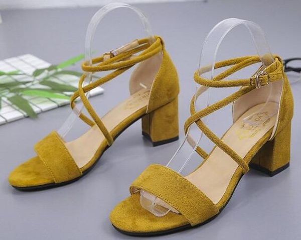simple solid color thick with roman women shoes matte upper fish mouth high heel women sandals women work sandals, Black
simple solid color thick with roman women shoes matte upper fish mouth high heel women sandals women work sandals, Black