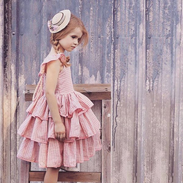 girls dresses summer party princess dress baby girl clothes lolita style plaid pattern kids dress 1-5y girls birthday clothes, Red;yellow
girls dresses summer party princess dress baby girl clothes lolita style plaid pattern kids dress 1-5y girls birthday clothes, Red;yellow