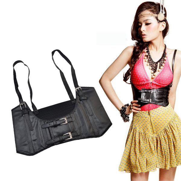 buckle pu steampunk women belt harness vintage elastic chest suspenders corset vest magic sticker wide cincher solid, Black;brown
buckle pu steampunk women belt harness vintage elastic chest suspenders corset vest magic sticker wide cincher solid, Black;brown