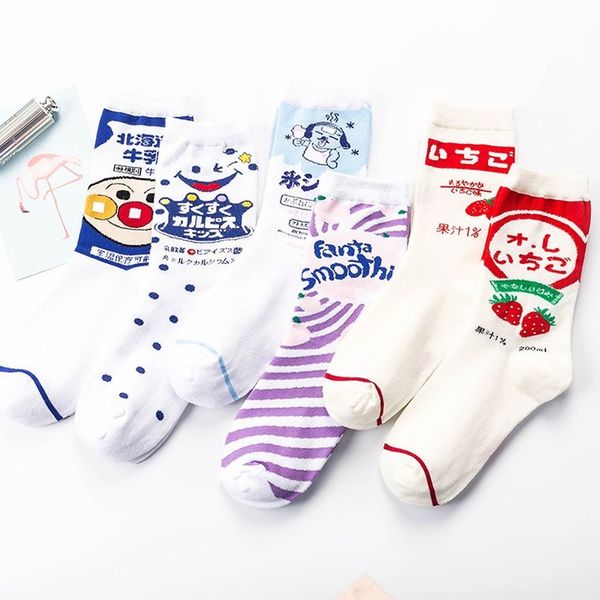 colorful sock for woman high kawaii ladies soft sox cartoon dot stripe socks cotton spring autumn female trendy calcetines, Black;white
colorful sock for woman high kawaii ladies soft sox cartoon dot stripe socks cotton spring autumn female trendy calcetines, Black;white
