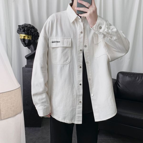 spring jacket men's fashion solid color casual overalls jackets mens streetwear wild loose hip hop bomber jacket men m-2xl, Black;brown
spring jacket men's fashion solid color casual overalls jackets mens streetwear wild loose hip hop bomber jacket men m-2xl, Black;brown