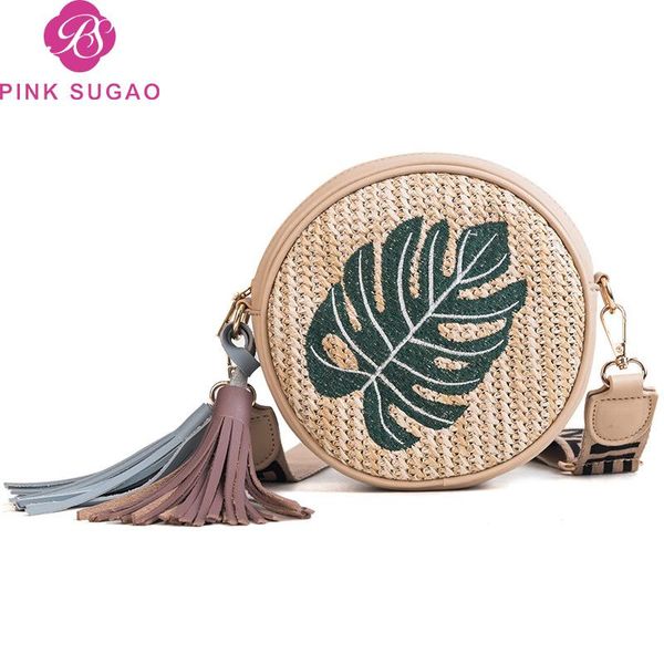 designer-pink sugao handbags designer crossbody bag mini shoulder handbag 2019 new fashion circle messenger bag handmade straw bag wholesale
designer-pink sugao handbags designer crossbody bag mini shoulder handbag 2019 new fashion circle messenger bag handmade straw bag wholesale