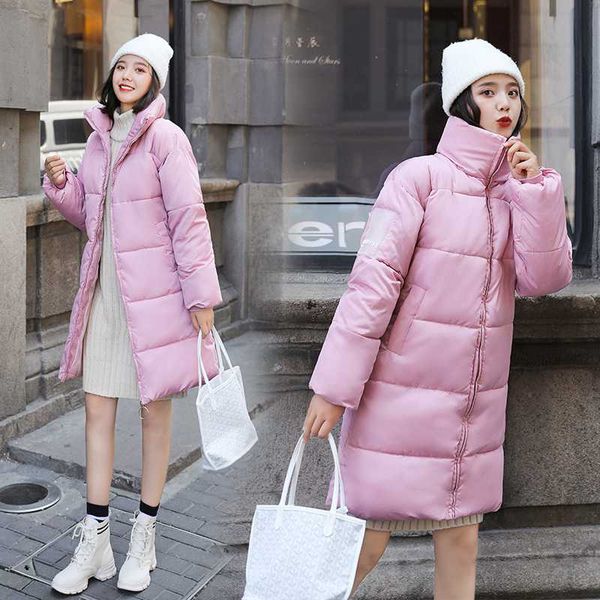women's down & parkas winter women jacket coat 2021 thicken warm long casual styled solid stand collar female snow outwear, Black
women's down & parkas winter women jacket coat 2021 thicken warm long casual styled solid stand collar female snow outwear, Black