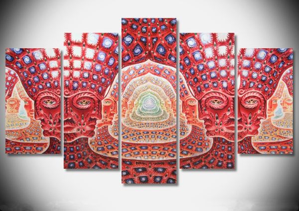 5 panelsl alex grey inspired visionary art canvas fine hd print children's room home decor wall decor
5 panelsl alex grey inspired visionary art canvas fine hd print children's room home decor wall decor
