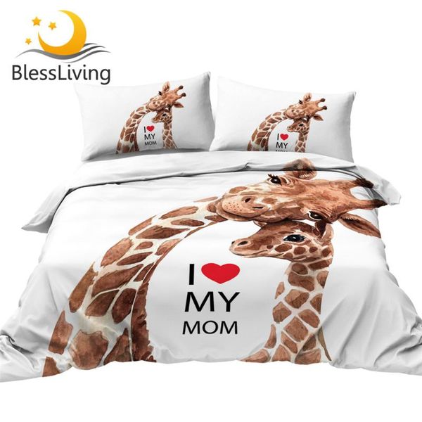blessliving giraffe family bedding set safari animal duvet cover watercolor bedspreads mom and baby bed set king dropship
blessliving giraffe family bedding set safari animal duvet cover watercolor bedspreads mom and baby bed set king dropship