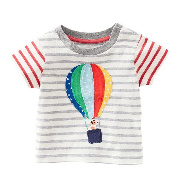 boys girls t-shirts fashion cotton air balloon children kids cartoon print summer short sleeve baby child clothing tee, Blue
boys girls t-shirts fashion cotton air balloon children kids cartoon print summer short sleeve baby child clothing tee, Blue