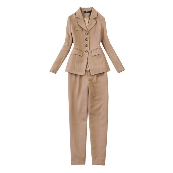winter new women's suit pants suit 2019 slim long sleeve blazer casual harem pants office work jacket set two-piece, White;black
winter new women's suit pants suit 2019 slim long sleeve blazer casual harem pants office work jacket set two-piece, White;black