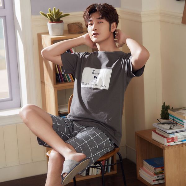 spring summer new style men's short sleeved shorts short pants genuine pajamas simple house wear relaxing, Black;brown
spring summer new style men's short sleeved shorts short pants genuine pajamas simple house wear relaxing, Black;brown