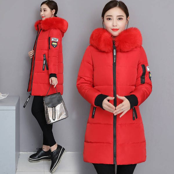 womens winter jackets and coats 2019 parkas for ladies 4 colors wadded jackets warm outwear with a hood large faux fur collar, Black
womens winter jackets and coats 2019 parkas for ladies 4 colors wadded jackets warm outwear with a hood large faux fur collar, Black