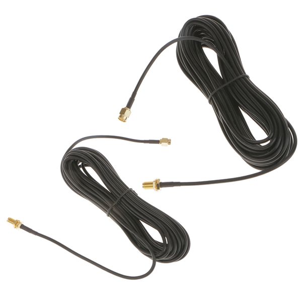 2pcs wifi antenna extension cable rp-sma male to rp-sma female router extender cord 9m/30ft & 6m/20ft
2pcs wifi antenna extension cable rp-sma male to rp-sma female router extender cord 9m/30ft & 6m/20ft