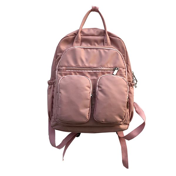 women backpack 2019 new fashion waterproof nylon soft handle solid multi-pocket travel zipper school bags new o15
women backpack 2019 new fashion waterproof nylon soft handle solid multi-pocket travel zipper school bags new o15