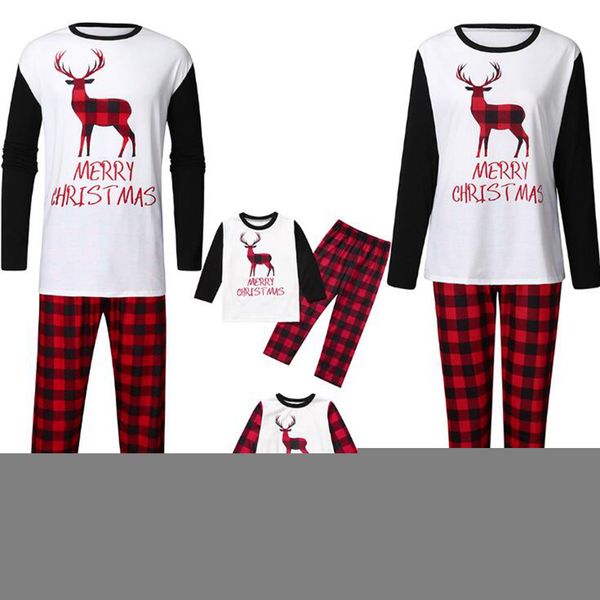 christmas elk plaid clothing set xmas parent - child family pajamas mom dad daughter son sleepwear ljjo7391-2, White
christmas elk plaid clothing set xmas parent - child family pajamas mom dad daughter son sleepwear ljjo7391-2, White
