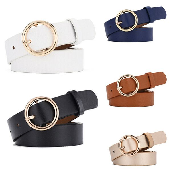 round women solid fashion buckle waist casual shape belt lady vintage metal boho leather belt waistband new gift, Black;brown
round women solid fashion buckle waist casual shape belt lady vintage metal boho leather belt waistband new gift, Black;brown