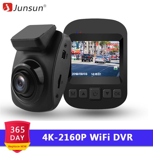 

junsun s66 wifi car dvr 4k 2160p ultra hd recorder dash cam dashcam parking monitor night vision ntk 96660 video surveillance