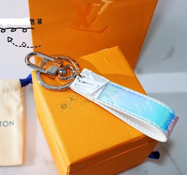 new brand keychain keyring for women bag car key chain leather circular print design keychains trinket jewelry gift souvenirs with box ady9, Silver
new brand keychain keyring for women bag car key chain leather circular print design keychains trinket jewelry gift souvenirs with box ady9, Silver