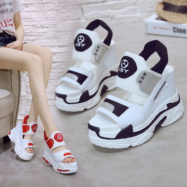 roman sandals shoes woman 2020 platform female fashion shoes hook loop 12cm wedge high heel retro sandals woman gladiator, Black
roman sandals shoes woman 2020 platform female fashion shoes hook loop 12cm wedge high heel retro sandals woman gladiator, Black