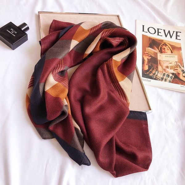 style -2019 new geometric pattern cashmere scarf shawl ladies fashion scarf 180*70cm, Blue;gray
style -2019 new geometric pattern cashmere scarf shawl ladies fashion scarf 180*70cm, Blue;gray