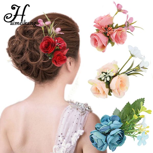haimeikang boho fabric flower crown hairpin brooch for bridal wedding party women charm floral hair clip jewelry accessories, Slivery;white
haimeikang boho fabric flower crown hairpin brooch for bridal wedding party women charm floral hair clip jewelry accessories, Slivery;white
