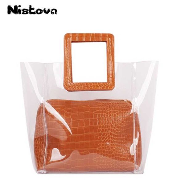 women's new pu transparent jelly bag handbag leisure fashion multi-color composite bag with large capacity beach
women's new pu transparent jelly bag handbag leisure fashion multi-color composite bag with large capacity beach