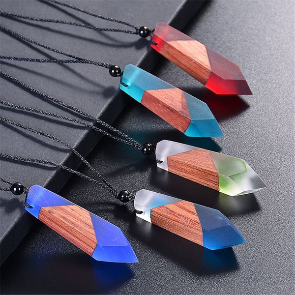 fashion handmade pendant wood resin necklace pendant sea blue jewelry woven rope gift 5 colors, Silver
fashion handmade pendant wood resin necklace pendant sea blue jewelry woven rope gift 5 colors, Silver