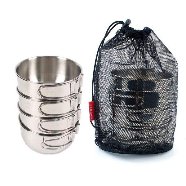 4pcs/set outdoor stainless steel bowl 500ml cookware cutlery cooking pots for camping hiking travel fishing picnic
4pcs/set outdoor stainless steel bowl 500ml cookware cutlery cooking pots for camping hiking travel fishing picnic